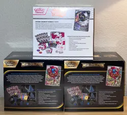 Pokemon Mega Evolution Lucario Elite Trainer Box x2 and White Flare ETB - Image 3