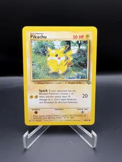 Pokemon TCG Jungle Pikachu Card 60/64 Unlimited Common LP+ - Image 1