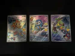 Pokemon TCG First Partner Illustration Collection Series 1 Gen 4 Sinnoh Starters - Image 2