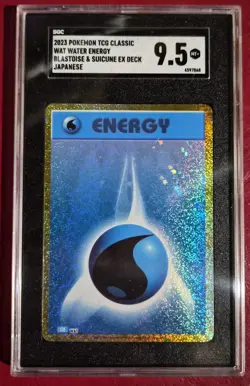 Basic Water Energy 033 Pokemon TCG Classic: Blastoise Holo (Japanese) Graded - Image 1
