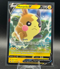 Pokemon TCG Morpeko V 079/202 Swsh01: Sword & Shield Holo - Image 1