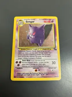 Pokemon TCG Gengar Holo 5/62 Great Condition Holographic Base Set Fossil - Image 5