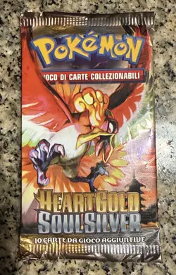 Pokemon TCG Heartgold Soulsilver ITALIAN Booster Pack | New/Sealed | Ho-oh Art - Image 1