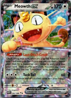Pokemon TCG Meowth 062/088 Perfect Order Double Rare - Image 1