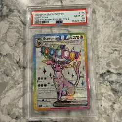 2025 POKEMON SVP PROMO PREMIUM FIGURE COLLECTION #175 ESPEON EX PSA 10 - Image 3