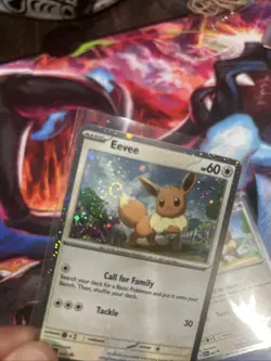 2x Pokemon TCG Eevee SWSH190 (HOLO SWIRL) Sword & Shield Cosmos Holo Promo - Image 2