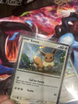 2x Pokemon TCG Eevee SWSH190 (HOLO SWIRL) Sword & Shield Cosmos Holo Promo - Image 3