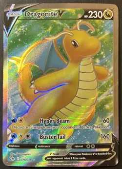 Pokemon TCG: Pokemon Go - Dragonite V 076/078 - NM/M (Pack Fresh) - Image 1