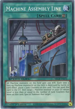 Yugioh Machine Assembly Line SBCB-EN076 Speed Duel Common NM - Image 1