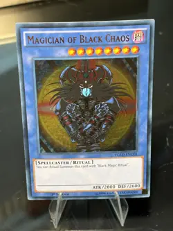 Magician of Black Chaos YGLD-ENC01 King of Games: Yugi's Legendary Decks 1st Ed - Image 2