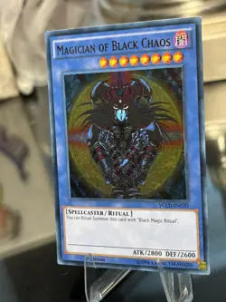 Magician of Black Chaos YGLD-ENC01 King of Games: Yugi's Legendary Decks 1st Ed - Image 5
