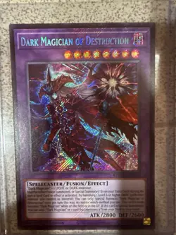 Yu-Gi-Oh Dark Magician of Destruction Mzmu-en011 Secret Rare NM - Image 1