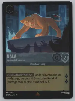 Disney Lorcana Cold Foil - Nala - Undaunted Lioness 173/204 - Fabled - Image 1