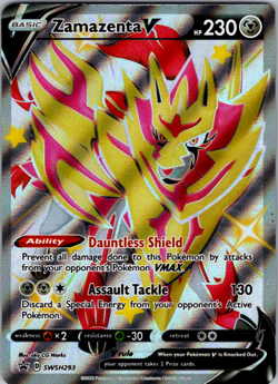 Zamazenta V - SWSH293 - Pokemon Sword & Shield Promo Ultra Rare Holo Card - Image 1