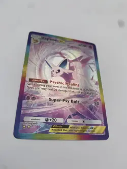 Espeon Ex Pocket TCG Card Holo - Wisdom of Sea and Sky - CUSTOM FAN MADE - Image 2