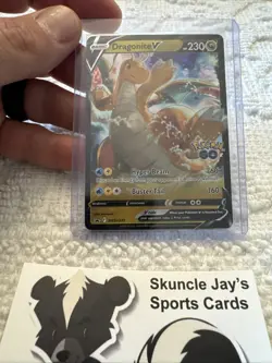 Pokemon GO Dragonite V & VSTAR SWSH236 Full-Art Holo Promo Cards NM/M (sealed) - Image 1