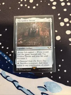 1x The Golden Throne NM English Commander: Universes Beyond: Warhammer 40,000 - Image 1