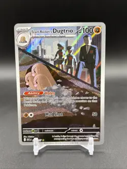 Team Rockets Dugtrio - 239/217 - Ascended Heroes - Illustration Rare Pokemon TCG - Image 1
