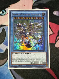 Yugioh Drytron Meteonis Draconids GEIM-EN029 Ultra Rare 1st Ed NM - Image 1