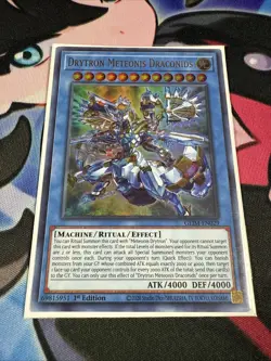 Yugioh Drytron Meteonis Draconids GEIM-EN029 Ultra Rare 1st Ed NM - Image 4