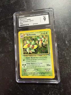 CGC 9 MINT Bellossom 2000 Neo Genesis 3/111 Holo Rare Pokemon Card - Image 2