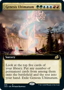 Genesis Ultimatum (Extended Art) FOIL Ikoria: Lair of Behemoths NM CARD ABUGames - Image 1