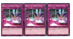 Yugioh- 3X Wall of Disruption - Common - 1st Edition - SP15-EN049 - Near Mint - Image 1