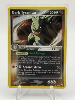 Dark Tyranitar Holo 20/109 Team Rocket Returns Deck Exclusive Pokemon NM SWIRL - Image 1