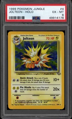 Pokemon Jungle Jolteon 4/64 PSA 5 - Image 1