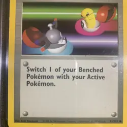 Pokemon TCG Base Set Switch Trainer 1999 Unlimited #95/102 CGC 10 Pristine - Image 3