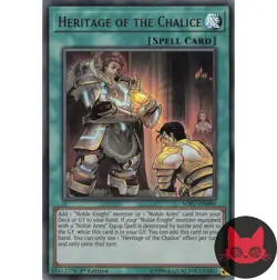 Yugioh Heritage of the Chalice SOFU-EN090 Ultra Rare 1st Edition NM - Image 1