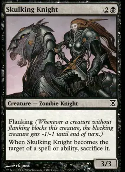Skulking Knight Time Spiral MTG Magic the Gathering card - Image 1