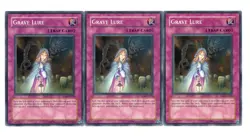 Yugioh- 3X Grave Lure - Common - Unlimited - TLM-EN056 - Near Mint - Image 1
