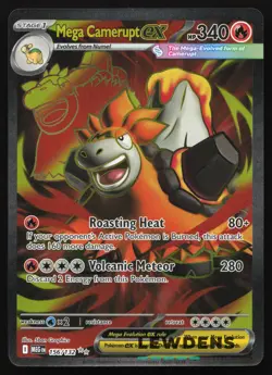 Mega Camerupt ex - 156/132 - Full Art Ultra Rare - Mega Evolution - Pokemon Card - Image 1