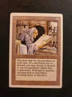 Library of Leng 3rd Edition Revised LP Magic The Gathering MTG Tcg See Pics - Image 1