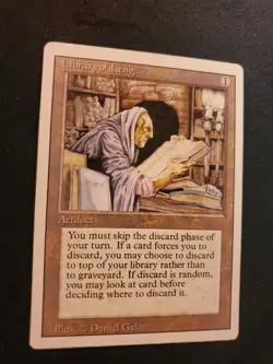 Library of Leng 3rd Edition Revised LP Magic The Gathering MTG Tcg See Pics - Image 2