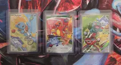 Pokemon TCG First Partner Illustration Collection, Series 1 Kanto GEN 1 Starters - Image 1