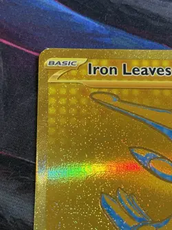 Pokemon Prismatic Evolutions #176/131 Iron Leaves ex Hyper Rare Holo - Image 2