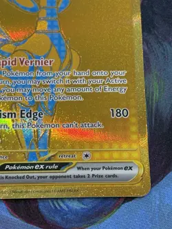 Pokemon Prismatic Evolutions #176/131 Iron Leaves ex Hyper Rare Holo - Image 5