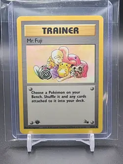 1999 Pokemon Fossil 1st Edition Mr. Fuji #58/62 - Image 1