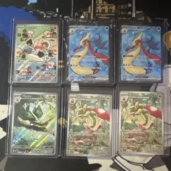 Pokemon promo Holo Lot 19x surging sparks EX Jet Energy Milotic Nintendo - Image 2