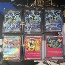 Pokemon promo Holo Lot 19x surging sparks EX Jet Energy Milotic Nintendo - Image 3