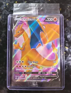 PROMO CHARIZARD V swsh050 HOLO Foil Rare 'CHAMPIONS PATH' {Factory Sealed} MINT - Image 2