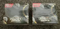2X Pokemon TCG Mega Evolution-Perfect Order Booster Display Box 36 Packs In Hand - Image 1
