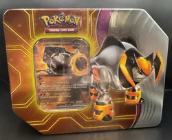 Pokemon Paradox Destinies Tin Iron Boulder ex Foil Promo Booster Pack English - Image 1