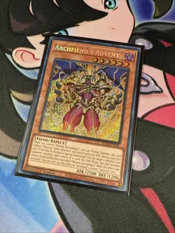 Yugioh BLTR-EN046 Archfiend’s Advent - Secret Rare 1st Edition - Image 2