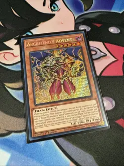 Yugioh BLTR-EN046 Archfiend’s Advent - Secret Rare 1st Edition - Image 3