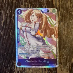 One Piece Charlotte Pudding (OP11-070/150) OP11 A Fist of Divine Speed NM FOIL - Image 1