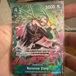 OP15 Treasure Rare Roronoa Zoro OP13-037 English NM Foil - Image 1