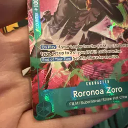 OP15 Treasure Rare Roronoa Zoro OP13-037 English NM Foil - Image 5